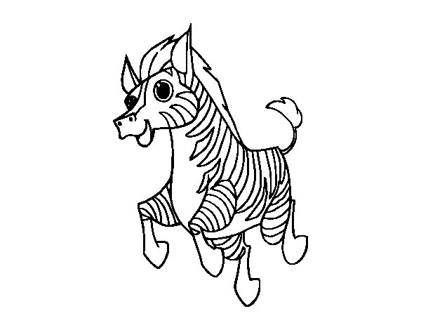 Coloring page: Zebra (Animals) #13044 - Free Printable Coloring Pages