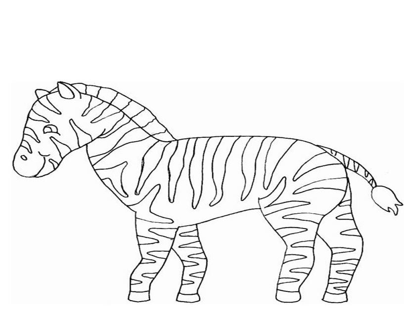 Coloring page: Zebra (Animals) #13065 - Free Printable Coloring Pages