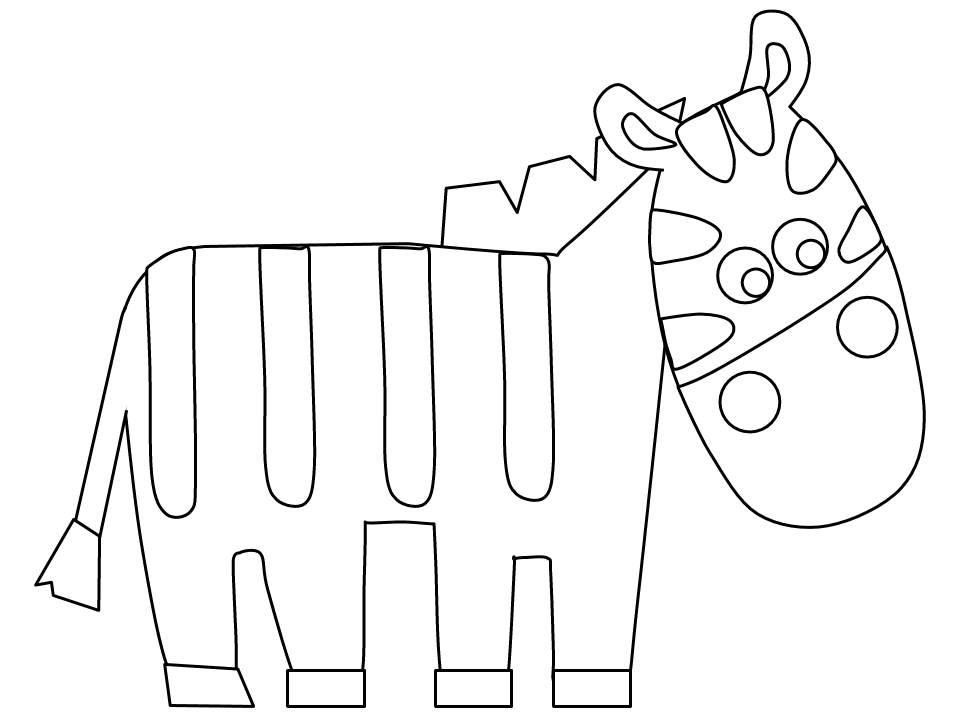 Coloring page: Zebra (Animals) #13086 - Free Printable Coloring Pages