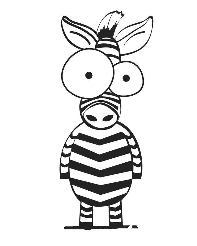 Coloring page: Zebra (Animals) #13089 - Free Printable Coloring Pages