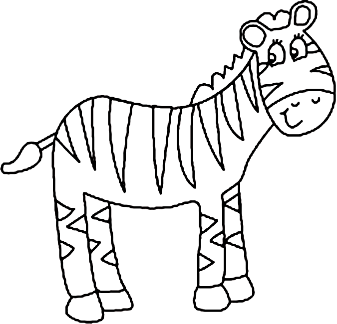 Coloring page: Zebra (Animals) #13093 - Free Printable Coloring Pages