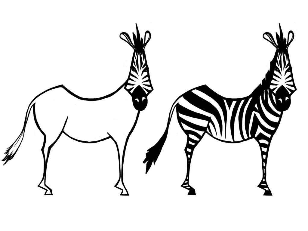 Coloring page: Zebra (Animals) #13101 - Free Printable Coloring Pages