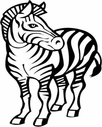 Coloring page: Zebra (Animals) #13123 - Free Printable Coloring Pages