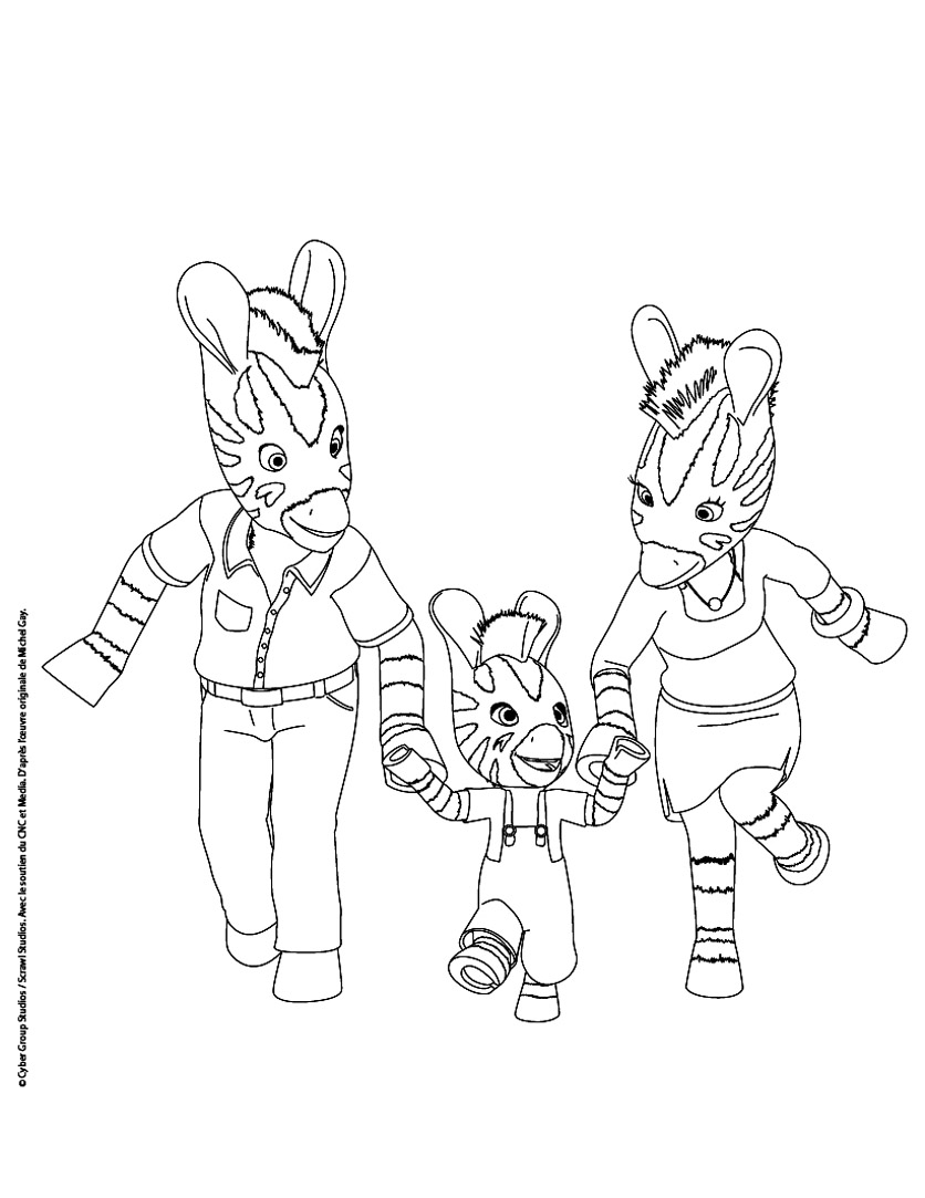 Coloring page: Zebra (Animals) #13126 - Free Printable Coloring Pages