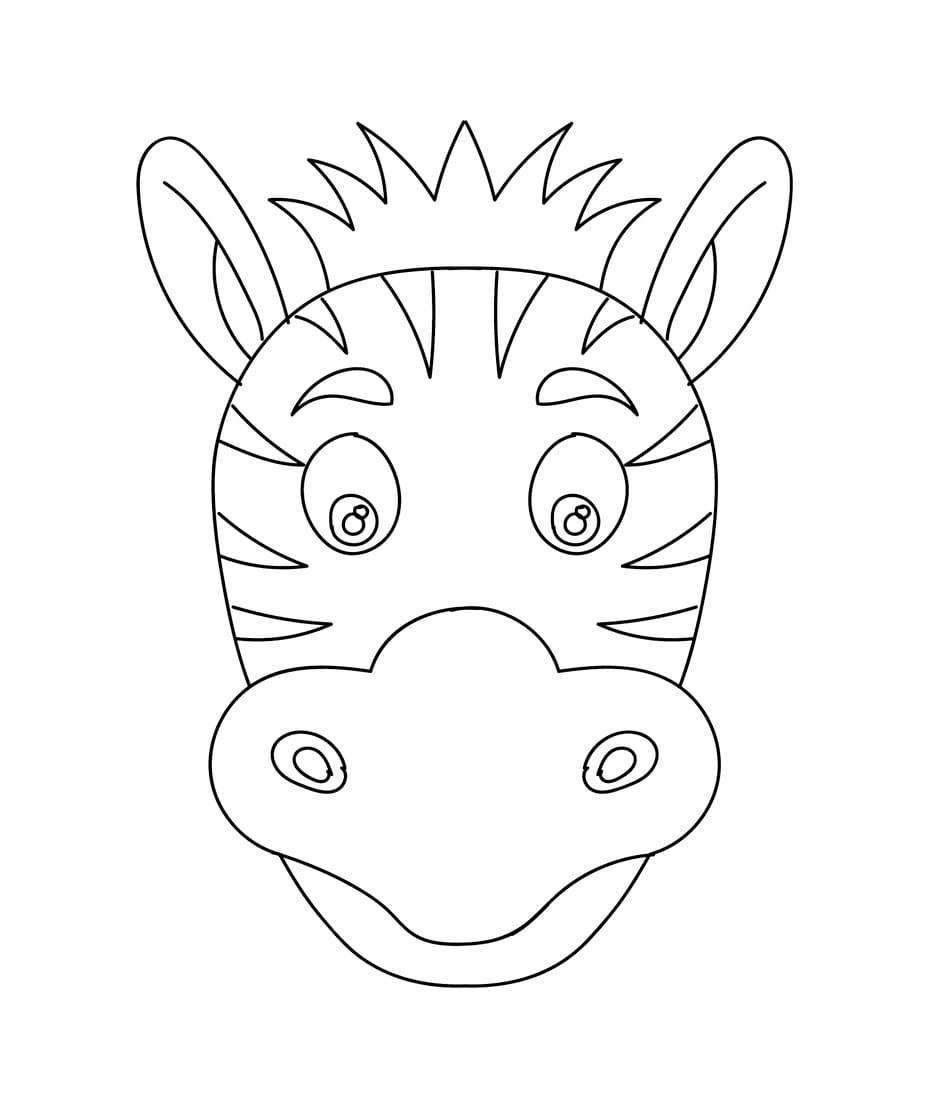 Free printable Zebra coloring page #197143 from Animals collection