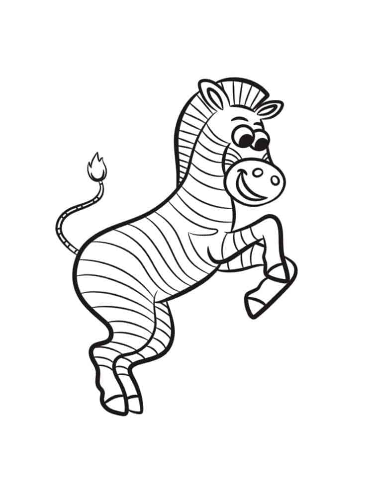Free printable Zebra coloring page #197144 from Animals collection