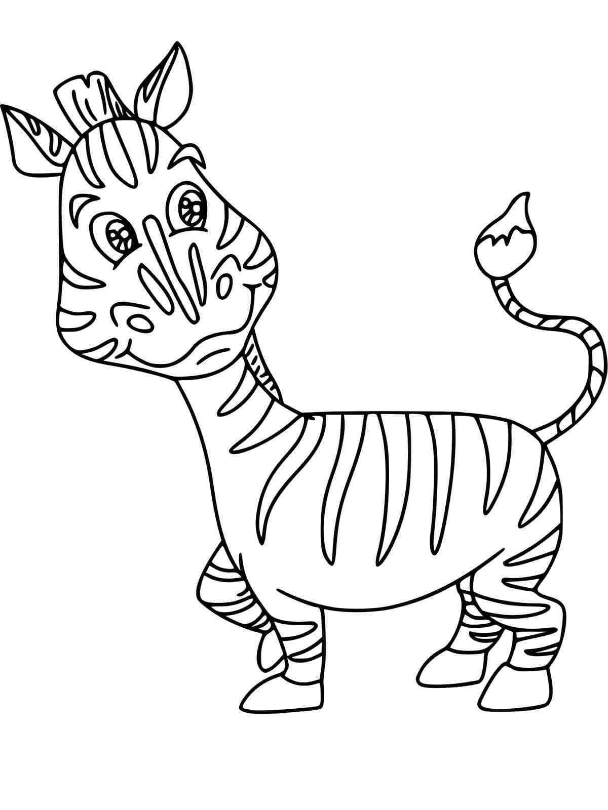 Free printable Zebra coloring page #197147 from Animals collection