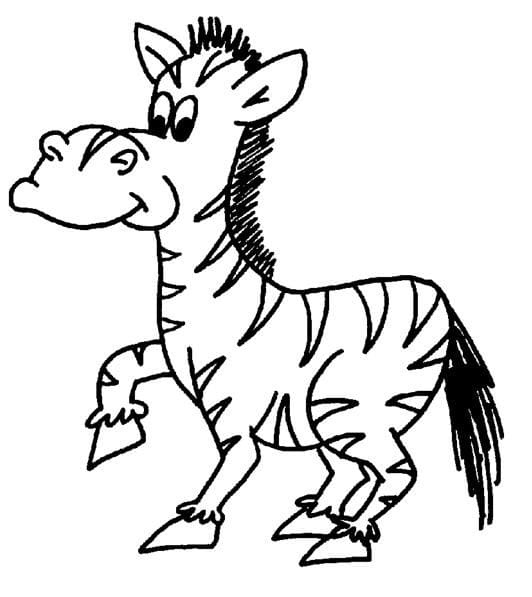 Free printable Zebra coloring page #197188 from Animals collection