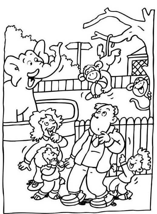 Coloring page: Zoo (Animals) #12639 - Free Printable Coloring Pages