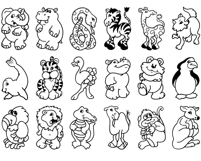 Coloring page: Zoo (Animals) #12640 - Free Printable Coloring Pages