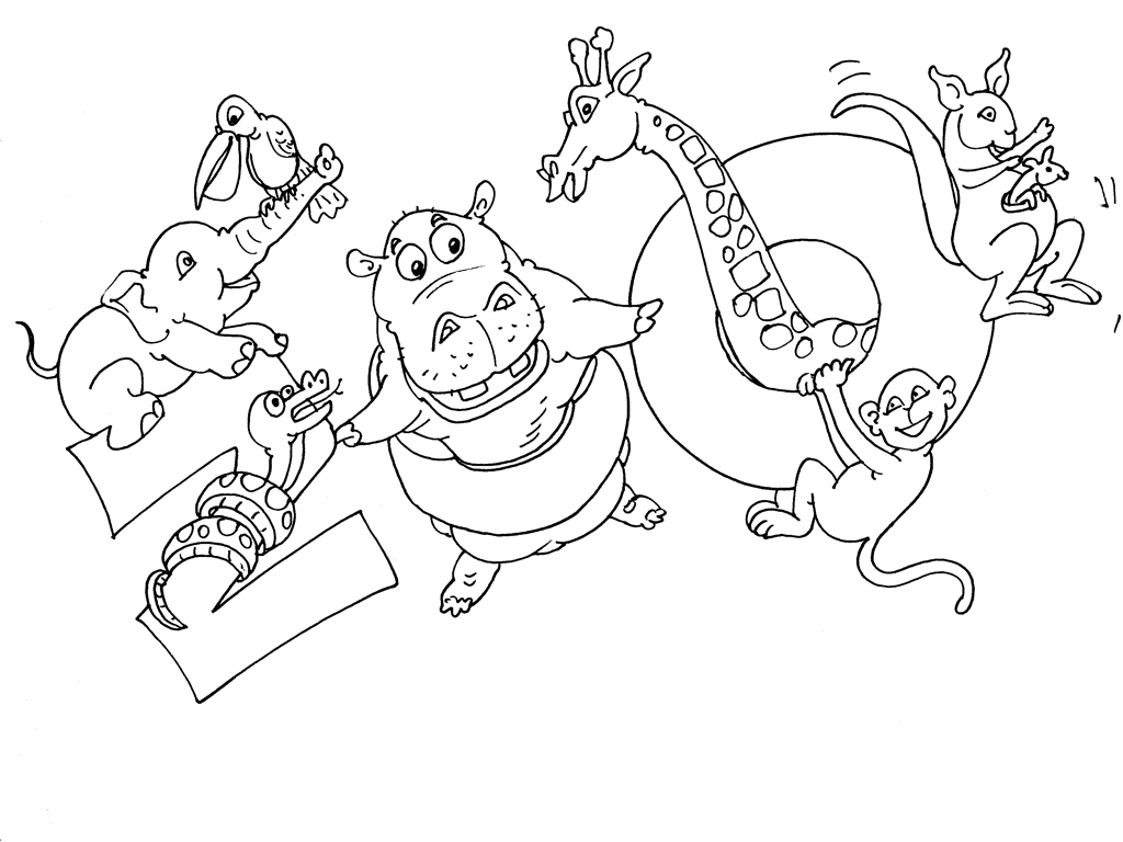 drawing zoo 12683 animals printable coloring pages coloriage armoiries barnim
