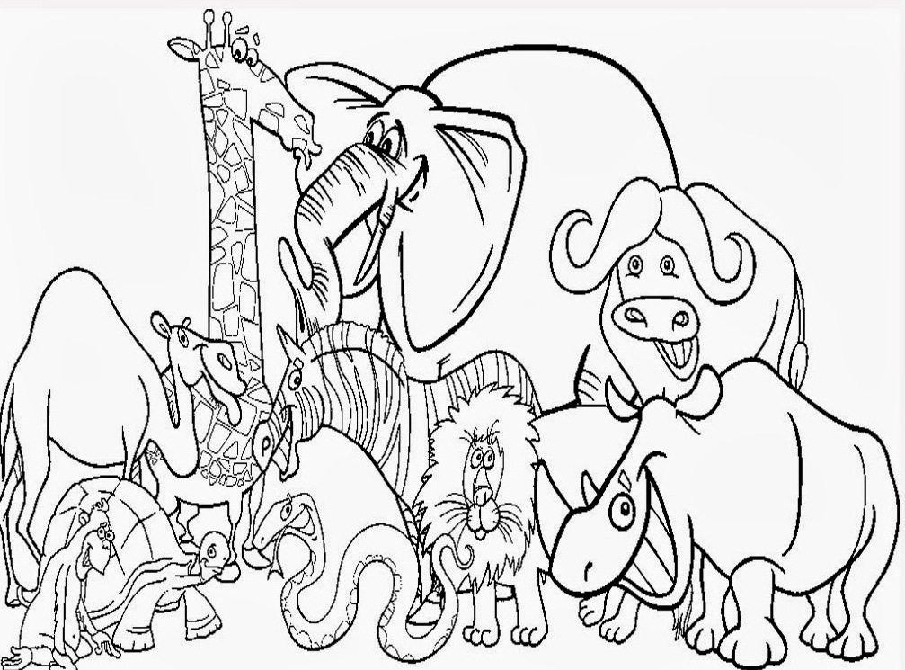 Coloring page: Zoo (Animals) #12725 - Free Printable Coloring Pages