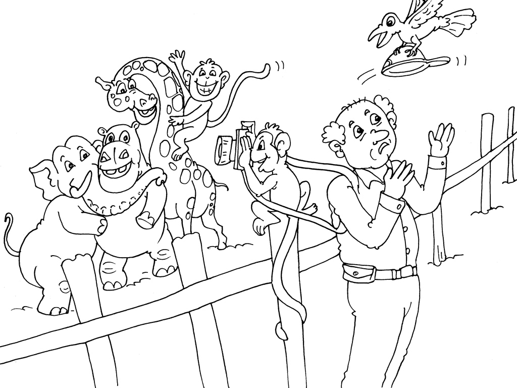Coloring page: Zoo (Animals) #12799 - Free Printable Coloring Pages