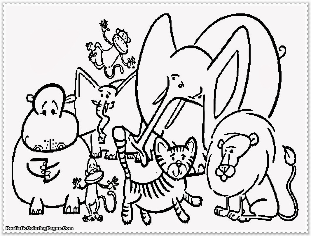 Drawing Zoo #12812 (Animals) – Printable coloring pages