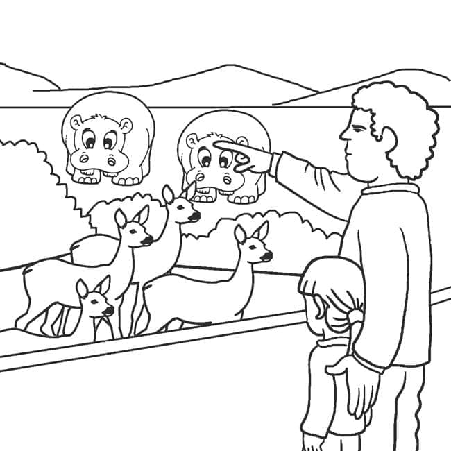 Free printable Zoo coloring page #201734 from Animals collection