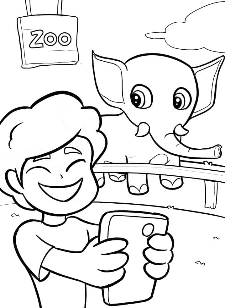 Free printable Zoo coloring page #201735 from Animals collection