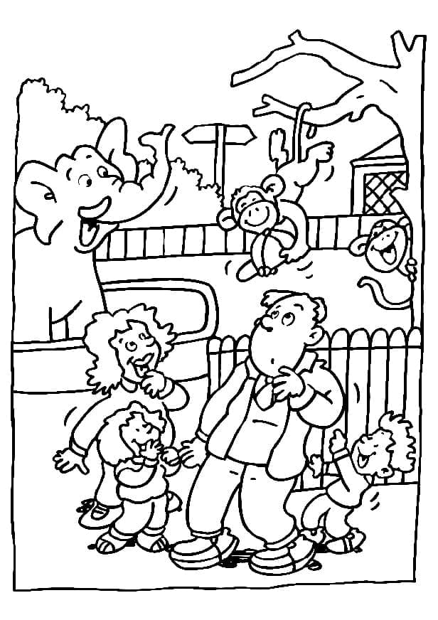 Free printable Zoo coloring page #201742 from Animals collection