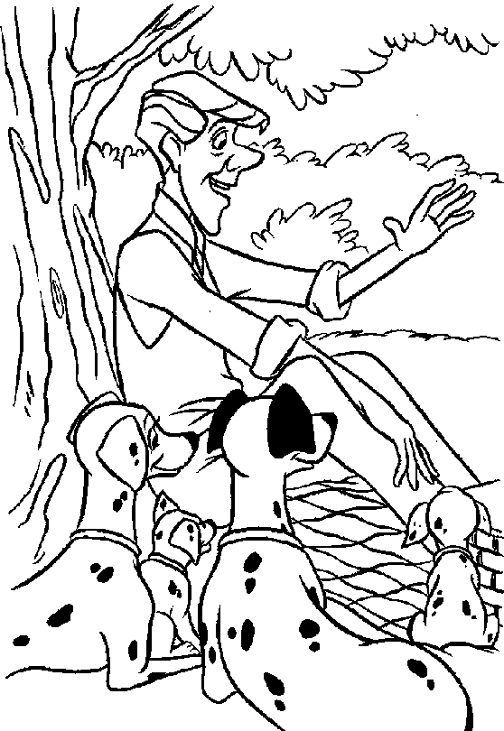 Coloring page: 101 Dalmatians (Animation Movies) #129165 - Free Printable Coloring Pages