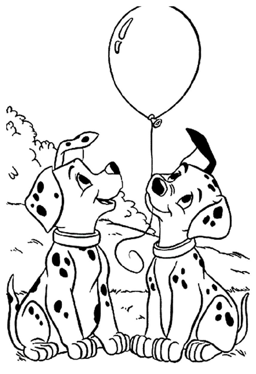 Coloring page: 101 Dalmatians (Animation Movies) #129167 - Free Printable Coloring Pages