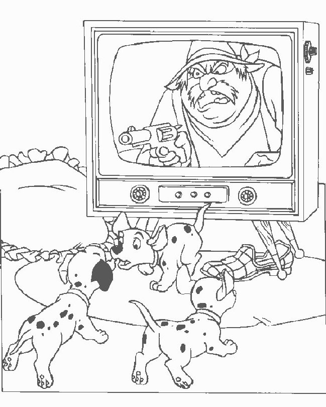 Coloring page: 101 Dalmatians (Animation Movies) #129177 - Free Printable Coloring Pages