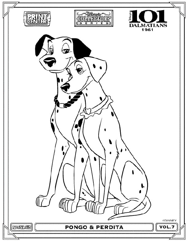 Coloring page: 101 Dalmatians (Animation Movies) #129178 - Free Printable Coloring Pages