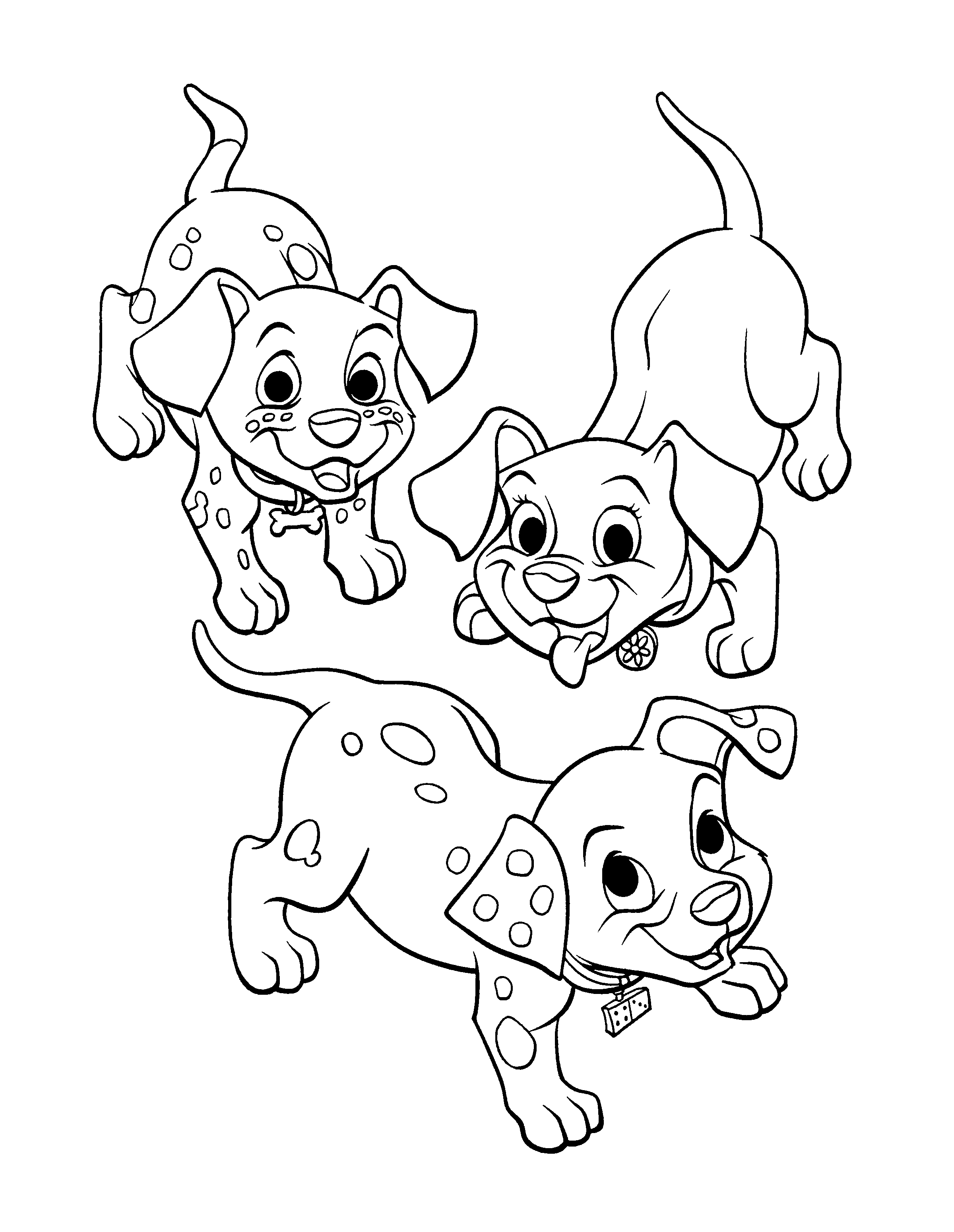 Coloring page: 101 Dalmatians (Animation Movies) #129180 - Free Printable Coloring Pages