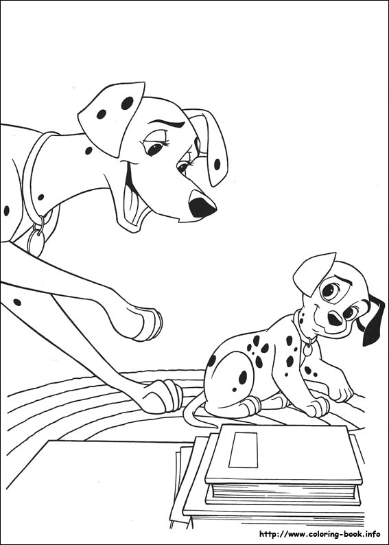 Coloring page: 101 Dalmatians (Animation Movies) #129194 - Free Printable Coloring Pages