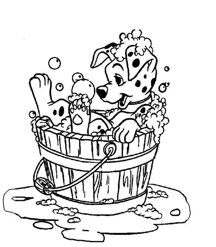 Coloring page: 101 Dalmatians (Animation Movies) #129195 - Free Printable Coloring Pages