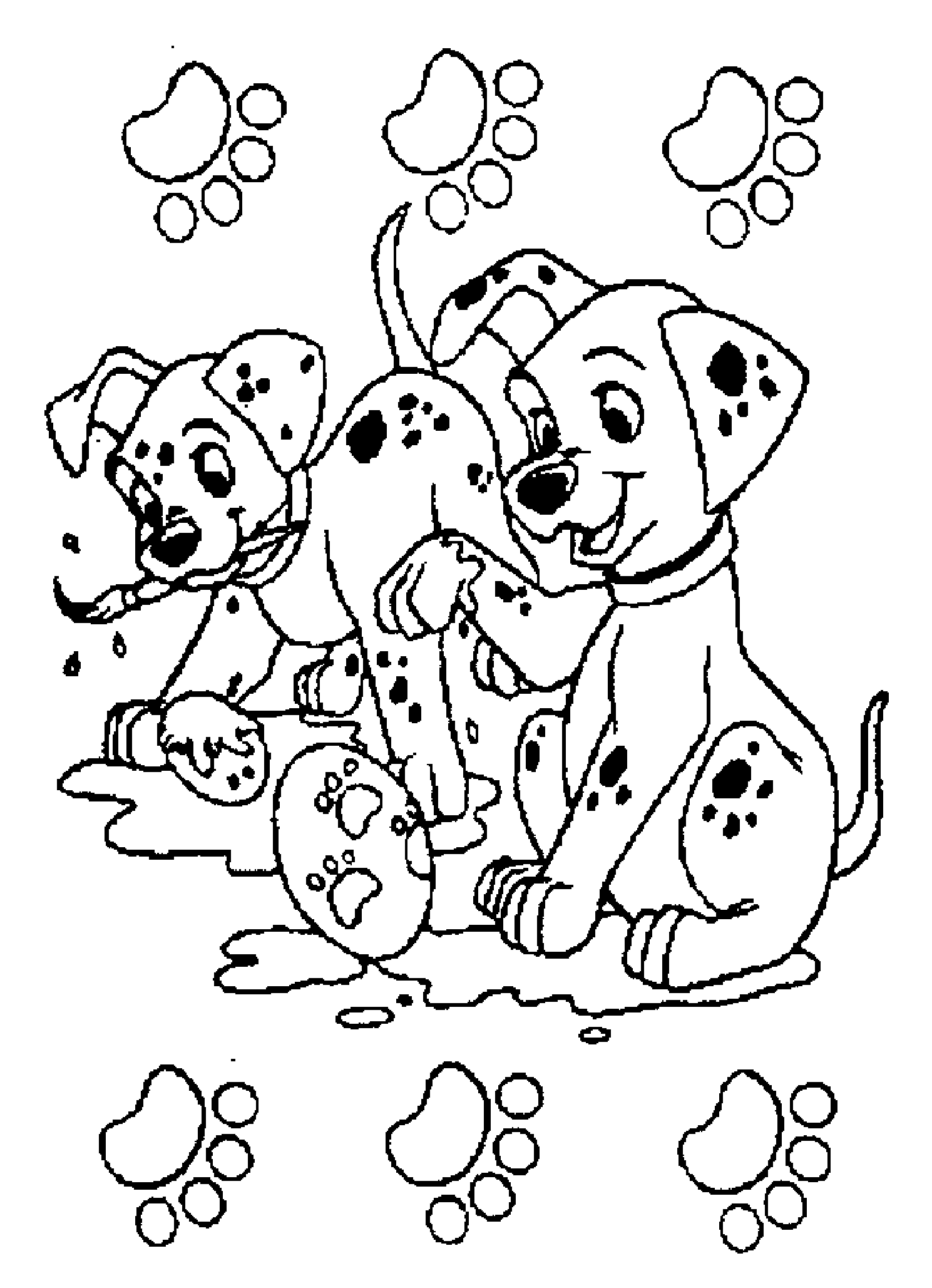 Coloring page: 101 Dalmatians (Animation Movies) #129197 - Free Printable Coloring Pages