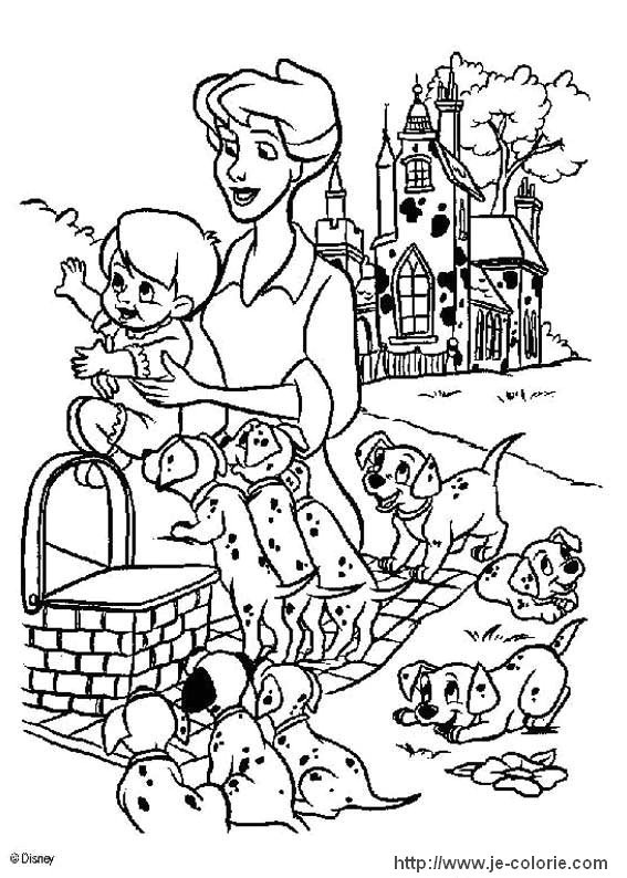 Coloring page: 101 Dalmatians (Animation Movies) #129201 - Free Printable Coloring Pages