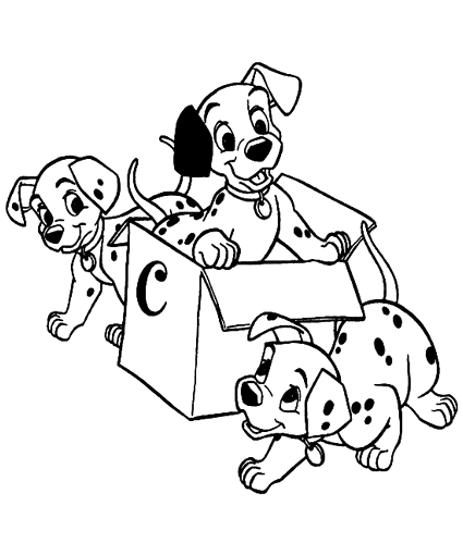 Coloring page: 101 Dalmatians (Animation Movies) #129203 - Free Printable Coloring Pages