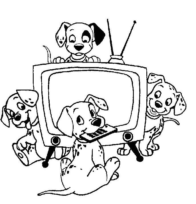 Coloring page: 101 Dalmatians (Animation Movies) #129208 - Free Printable Coloring Pages