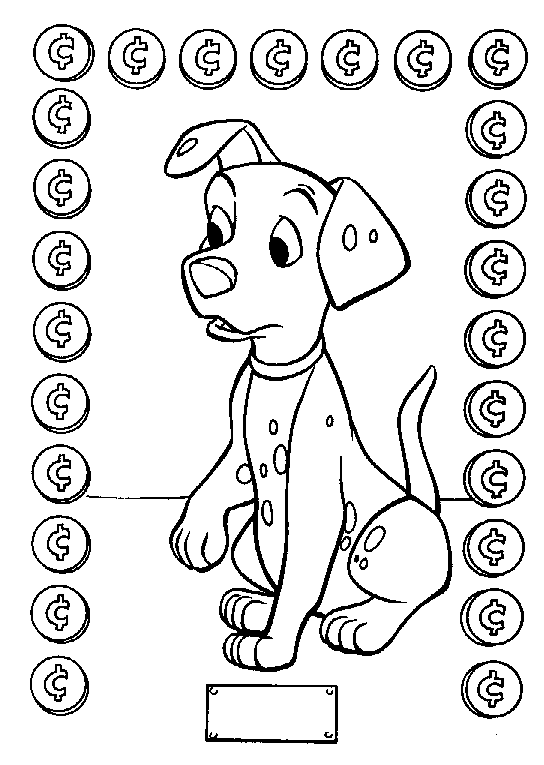 Coloring page: 101 Dalmatians (Animation Movies) #129212 - Free Printable Coloring Pages
