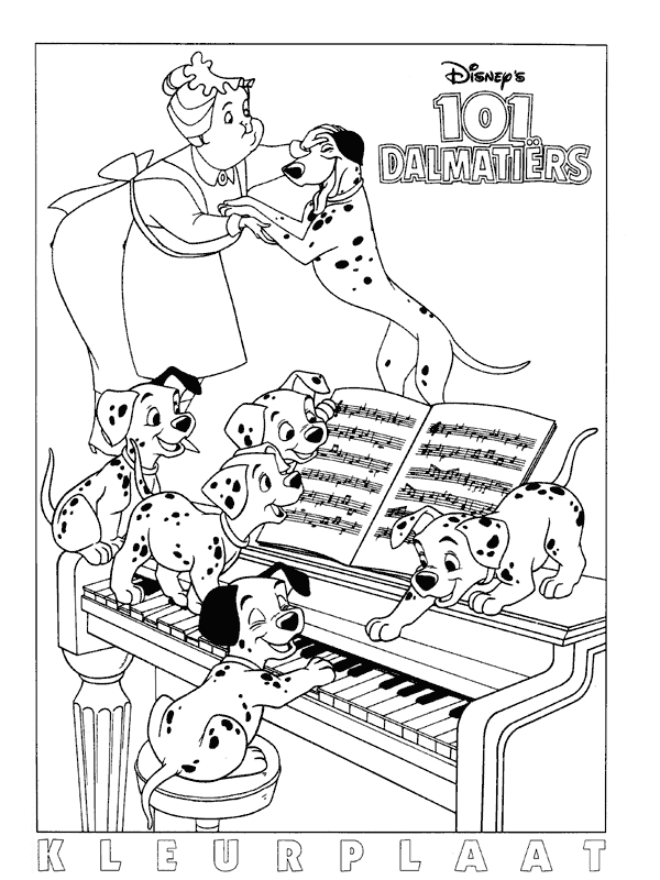 Coloring page: 101 Dalmatians (Animation Movies) #129227 - Free Printable Coloring Pages