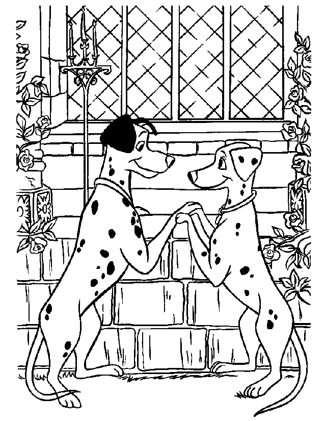 Coloring page: 101 Dalmatians (Animation Movies) #129228 - Free Printable Coloring Pages