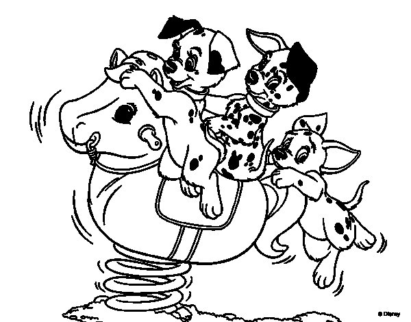 Coloring page: 101 Dalmatians (Animation Movies) #129233 - Free Printable Coloring Pages