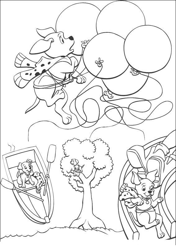 Coloring page: 101 Dalmatians (Animation Movies) #129236 - Free Printable Coloring Pages