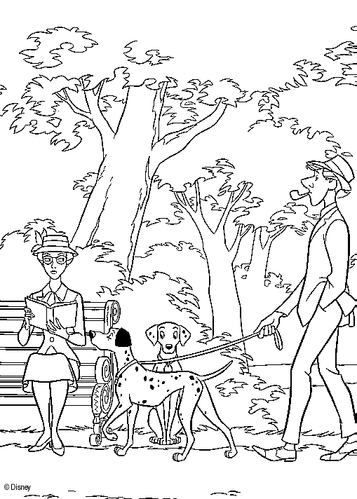 Coloring page: 101 Dalmatians (Animation Movies) #129238 - Free Printable Coloring Pages