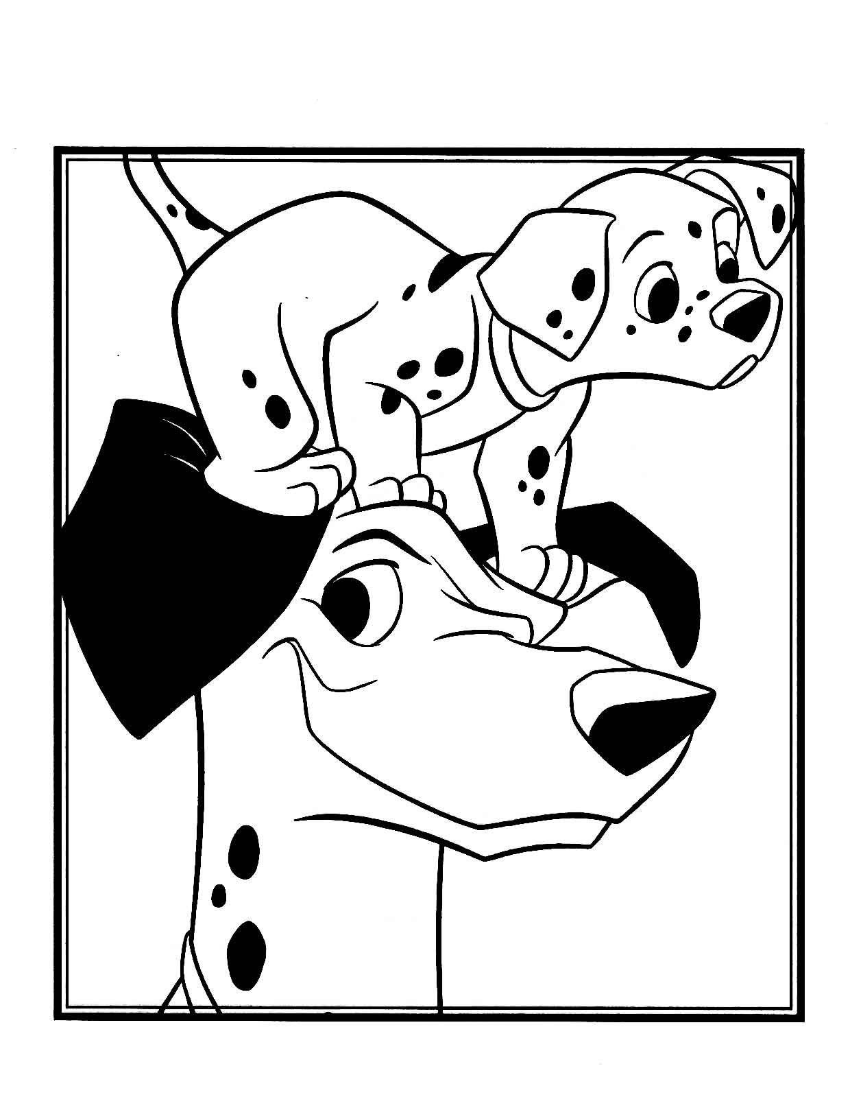 Coloring page: 101 Dalmatians (Animation Movies) #129240 - Free Printable Coloring Pages