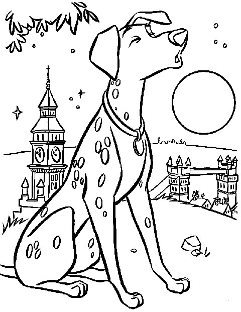 Coloring page: 101 Dalmatians (Animation Movies) #129255 - Free Printable Coloring Pages