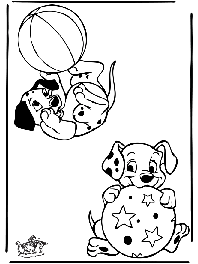 Coloring page: 101 Dalmatians (Animation Movies) #129257 - Free Printable Coloring Pages