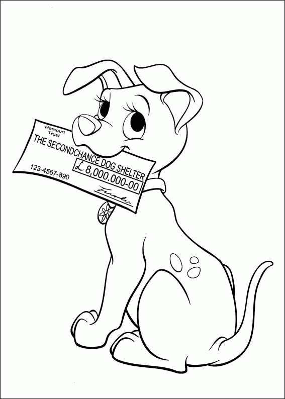 Coloring page: 101 Dalmatians (Animation Movies) #129285 - Free Printable Coloring Pages
