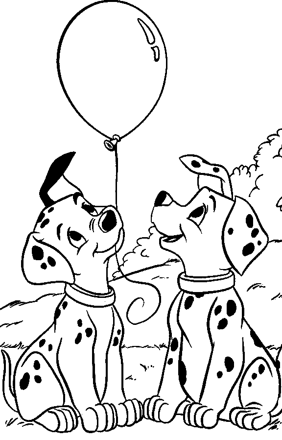 Coloring page: 101 Dalmatians (Animation Movies) #129286 - Free Printable Coloring Pages