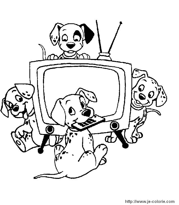 Coloring page: 101 Dalmatians (Animation Movies) #129289 - Free Printable Coloring Pages