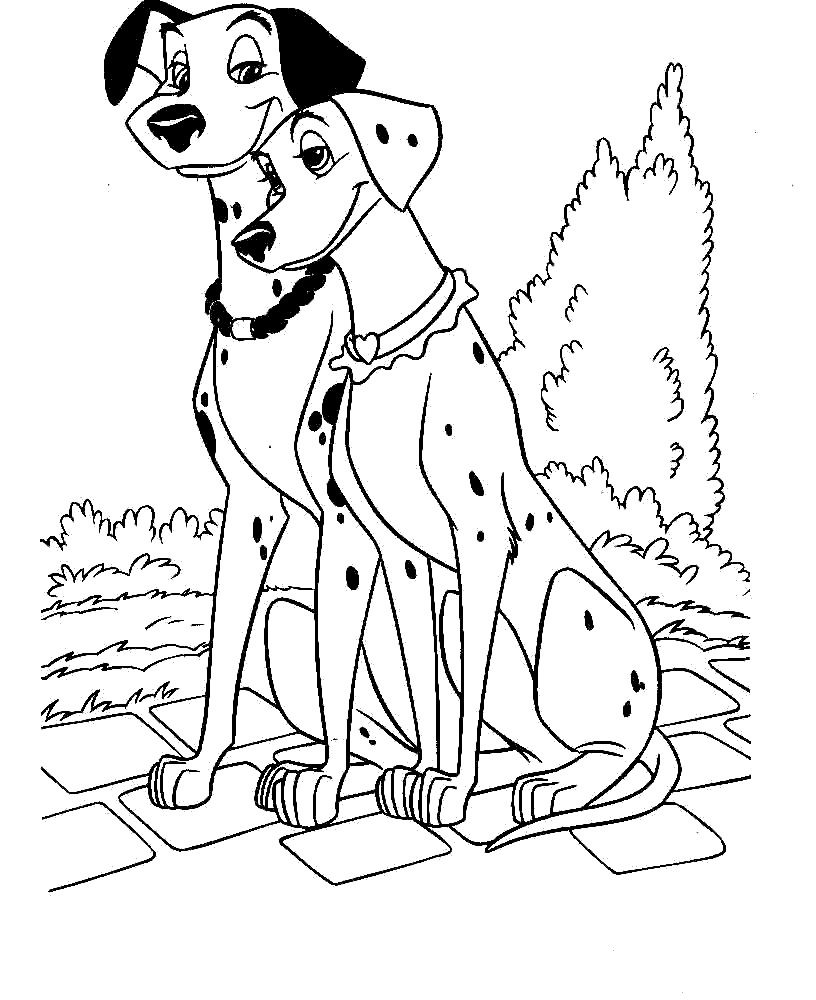 Coloring page: 101 Dalmatians (Animation Movies) #129293 - Free Printable Coloring Pages