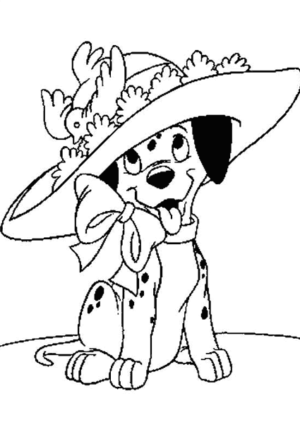 Coloring page: 101 Dalmatians (Animation Movies) #129299 - Free Printable Coloring Pages