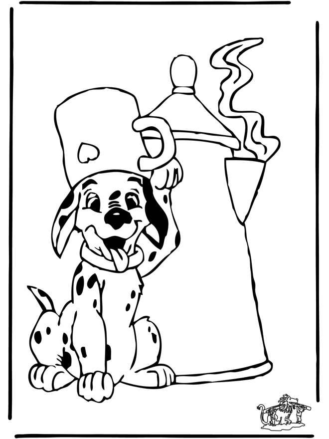 Coloring page: 101 Dalmatians (Animation Movies) #129307 - Free Printable Coloring Pages