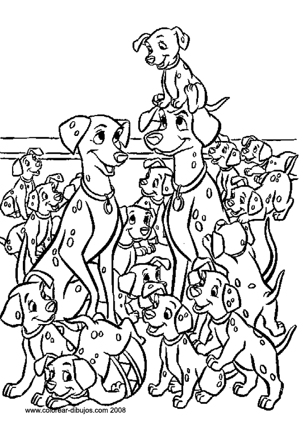 Coloring page: 101 Dalmatians (Animation Movies) #129308 - Free Printable Coloring Pages