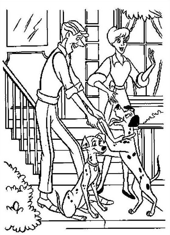 Coloring page: 101 Dalmatians (Animation Movies) #129312 - Free Printable Coloring Pages