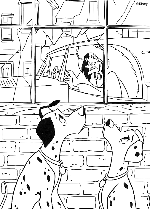 Coloring page: 101 Dalmatians (Animation Movies) #129324 - Free Printable Coloring Pages